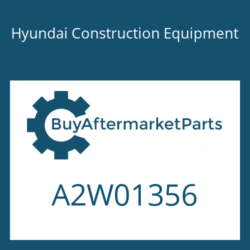 Hyundai Construction Equipment A2W01356 - FILTER