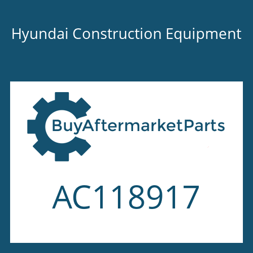 Hyundai Construction Equipment AC118917 - Name Plate