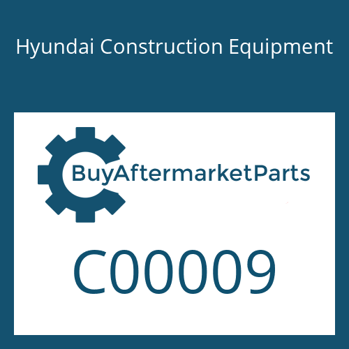 Hyundai Construction Equipment C00009 - C00009