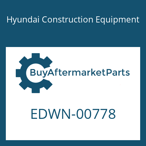 Hyundai Construction Equipment EDWN-00778 - MAT-INSULATION