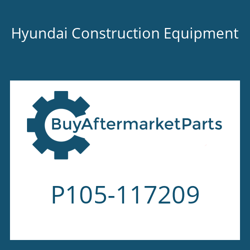 Hyundai Construction Equipment P105-117209 - CONNECTOR-LONG