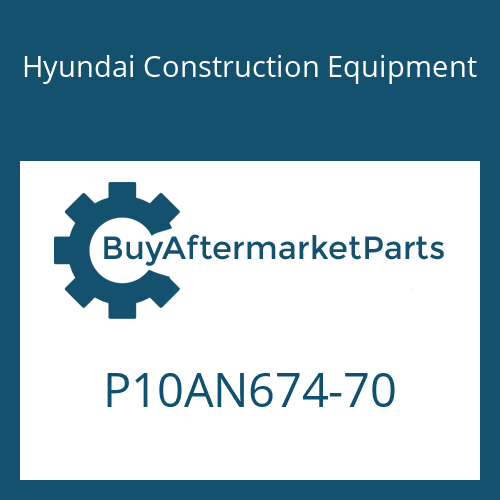 Hyundai Construction Equipment P10AN674-70 - O-RING