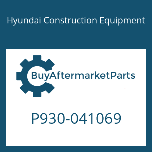 Hyundai Construction Equipment P930-041069 - HOSE ASSY-ORFS&THD