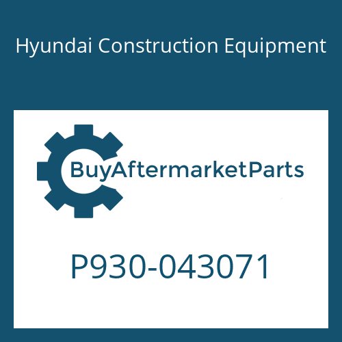 Hyundai Construction Equipment P930-043071 - HOSE ASSY-ORFS&THD