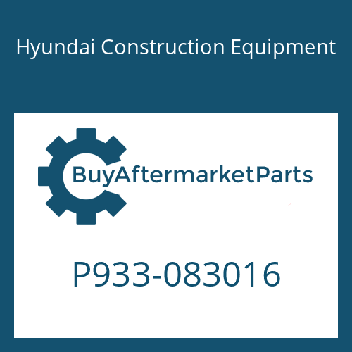 Hyundai Construction Equipment P933-083016 - HOSE ASSY-ORFS&THD