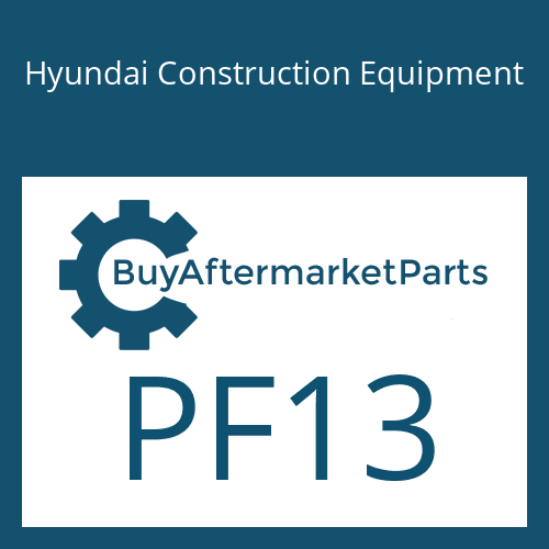 Hyundai Construction Equipment PF13 - Part