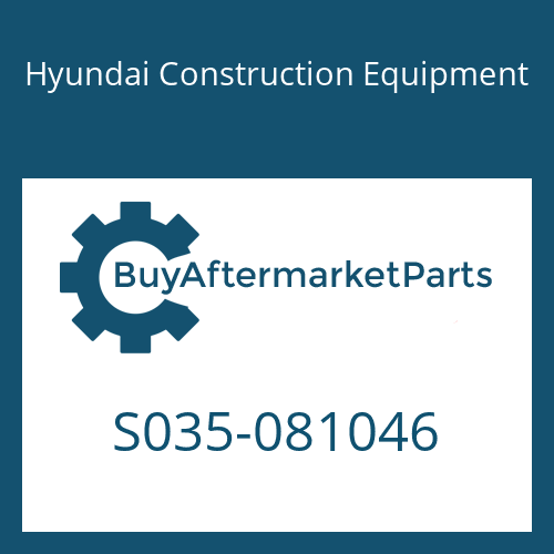 Hyundai Construction Equipment S035-081046 - BOLT-W/WASHER