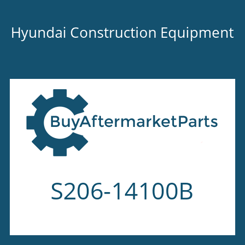 S206-14100B Hyundai Construction Equipment NUT-HEX