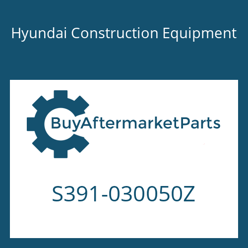 Hyundai Construction Equipment S391-030050Z - SHIM-ROUND 1.0