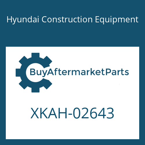 XKAH-02643 Hyundai Construction Equipment FILTER-RETURN