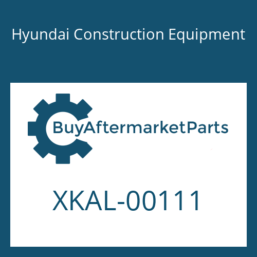 Hyundai Construction Equipment XKAL-00111 - PLUG