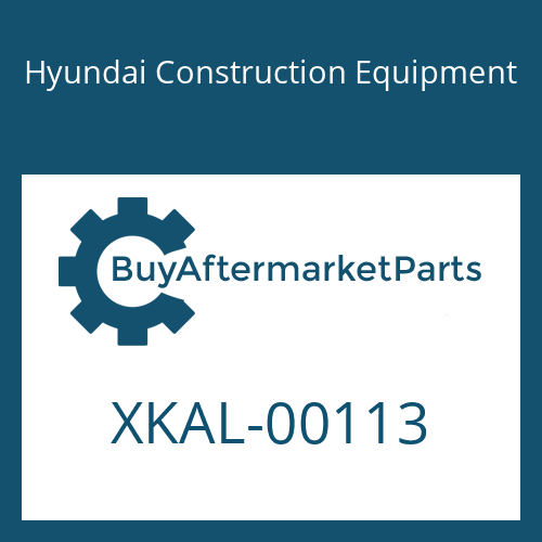 XKAL-00113 Hyundai Construction Equipment VALVE-CONTROL