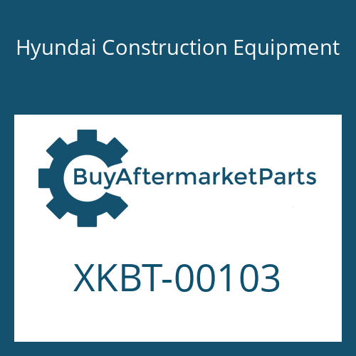 Hyundai Construction Equipment XKBT-00103 - Plug