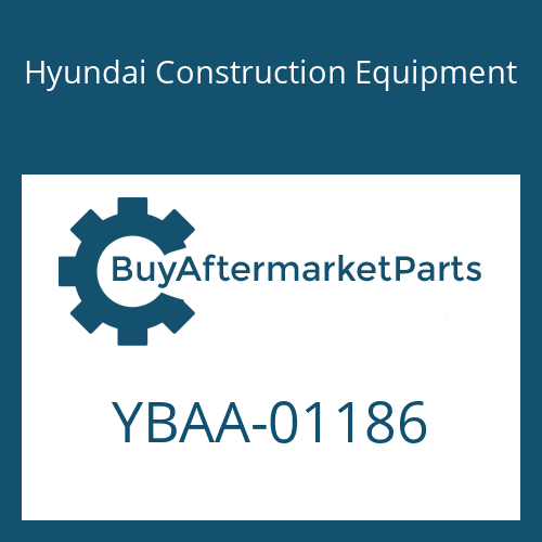 Hyundai Construction Equipment YBAA-01186 - PLATE