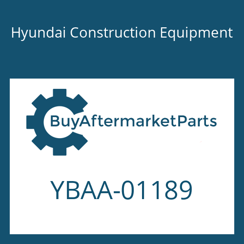 Hyundai Construction Equipment YBAA-01189 - PLUG