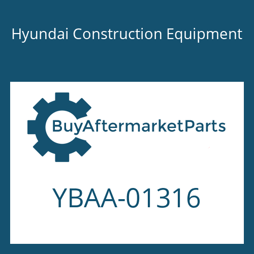 Hyundai Construction Equipment YBAA-01316 - GASKET
