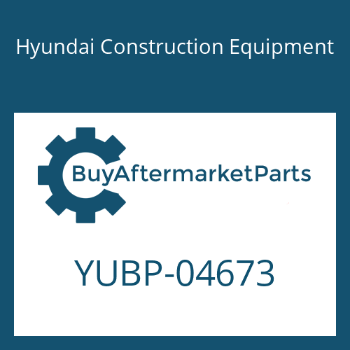 YUBP-04673 Hyundai Construction Equipment O-RING