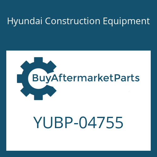 Hyundai Construction Equipment YUBP-04755 - WASHER-PLAIN