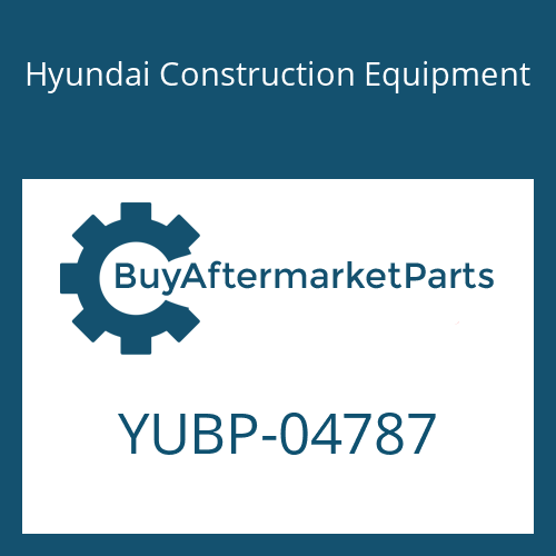 YUBP-04787 Hyundai Construction Equipment PIPE-COOLING