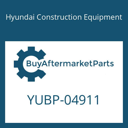 YUBP-04911 Hyundai Construction Equipment INSERT-VALVE