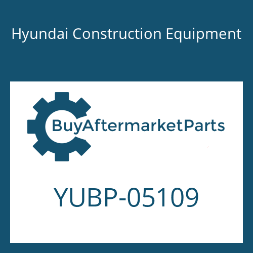 Hyundai Construction Equipment YUBP-05109 - GASKET