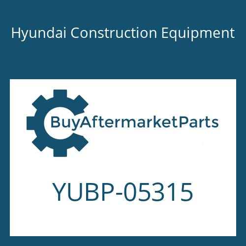 YUBP-05315 Hyundai Construction Equipment O-RING