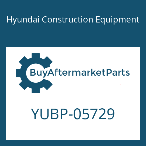 Hyundai Construction Equipment YUBP-05729 - CLAMP-RETAINER