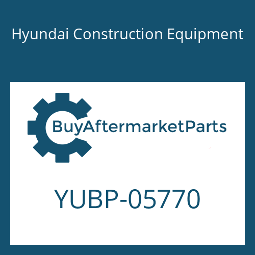 Hyundai Construction Equipment YUBP-05770 - GASKET