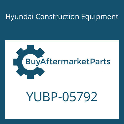 Hyundai Construction Equipment YUBP-05792 - BEARING-THRUST
