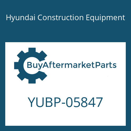 Hyundai Construction Equipment YUBP-05847 - SEAL