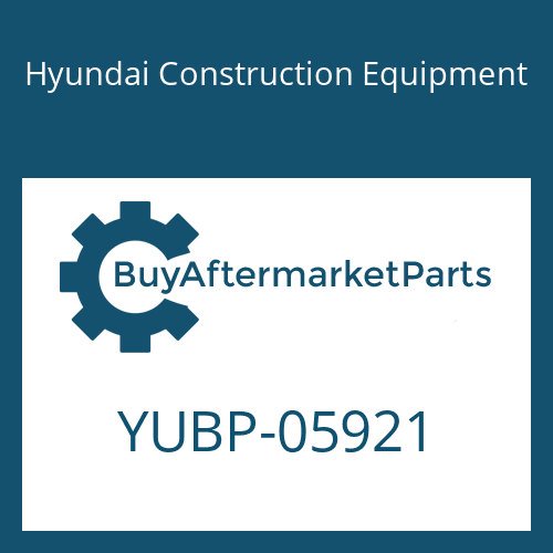 YUBP-05921 Hyundai Construction Equipment SEAL