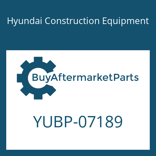 Hyundai Construction Equipment YUBP-07189 - GASKET