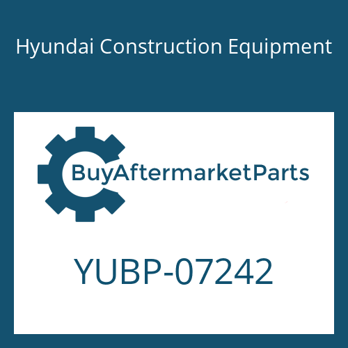 YUBP-07242 Hyundai Construction Equipment PIPE-FUEL
