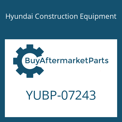 YUBP-07243 Hyundai Construction Equipment FLYWHEEL