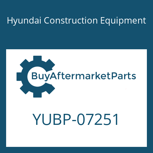 Hyundai Construction Equipment YUBP-07251 - COUPLING-PLAIN