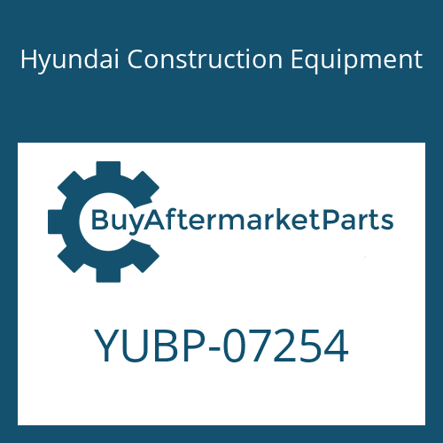 YUBP-07254 Hyundai Construction Equipment SCREW-HEX