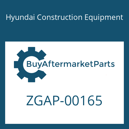 Hyundai Construction Equipment ZGAP-00165 - GEAR