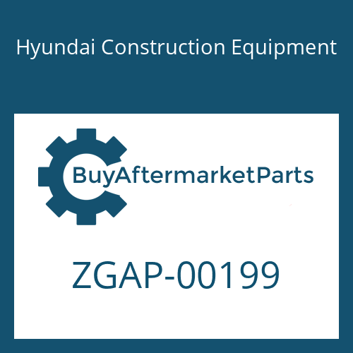 Hyundai Construction Equipment ZGAP-00199 - SEAL