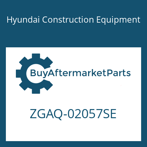 Hyundai Construction Equipment ZGAQ-02057SE - SEAL-OIL