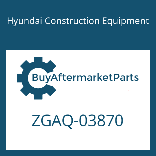 Buy ZGAQ-03874 by Hyundai Construction Equipment - GEAR-BEVEL