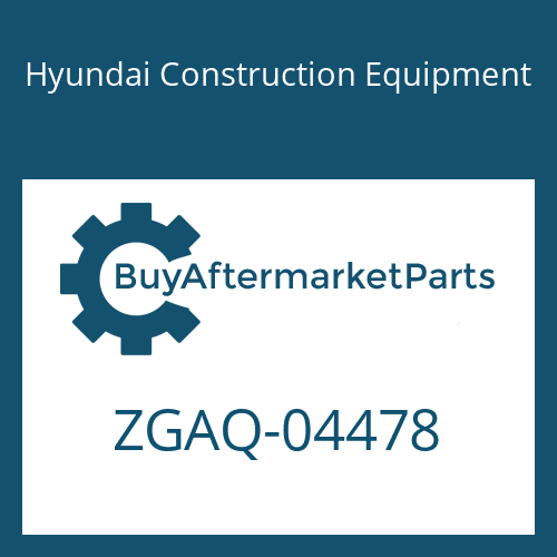 Hyundai Construction Equipment ZGAQ-04478 - JOINT-BALL