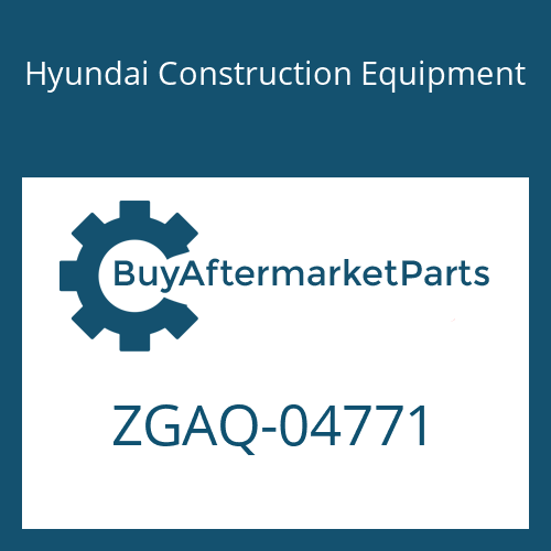 Hyundai Construction Equipment ZGAQ-04771 - PLUG-SCREW