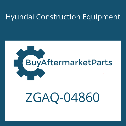 Hyundai Construction Equipment ZGAQ-04860 - SEAL-SHAFT