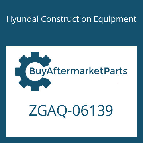 Hyundai Construction Equipment ZGAQ-06139 - O-RING