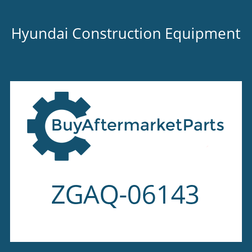 Hyundai Construction Equipment ZGAQ-06143 - O-RING