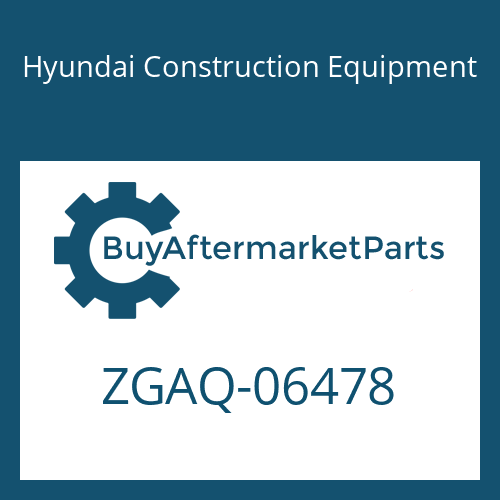 Hyundai Construction Equipment ZGAQ-06478 - O-RING