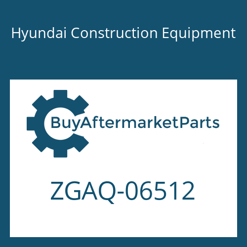 Hyundai Construction Equipment ZGAQ-06512 - NUT-WHEEL