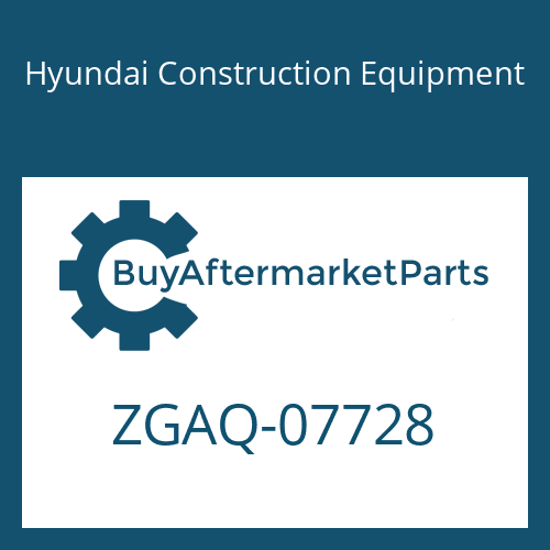 Hyundai Construction Equipment ZGAQ-07728 - BEARING-ROLLER