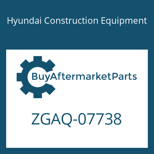 Hyundai Construction Equipment ZGAQ-07738 - BEARING-ROLLER