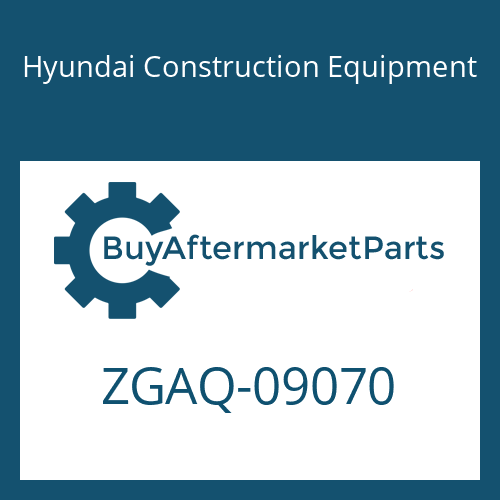 Hyundai Construction Equipment ZGAQ-09070 - GASKET